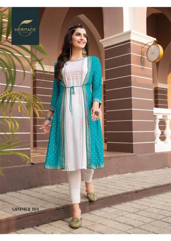 Heritage Summer Jacket Designer Festival Kurti